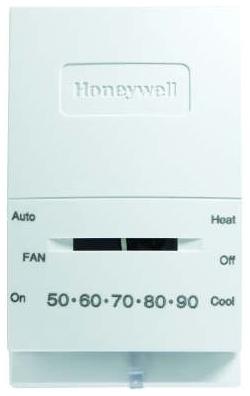 T834N1002 HW TSTAT WHITE GAS/ELEC - Thermostats